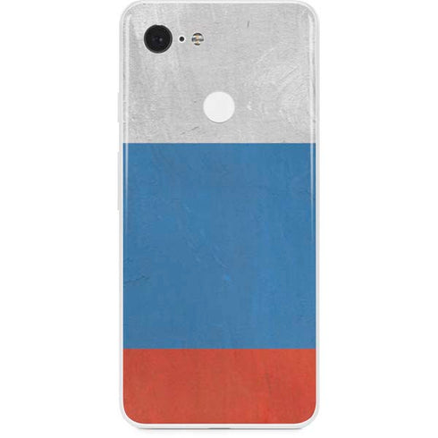 Russian Flag Distressed Google Pixel 3 Skin